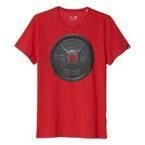 adidas Weightlifting Graphic Tee Herren Trainingsshirt Rot AY6934