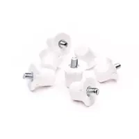 Fußball Studs Stollen New Balance Tekela Furon 442 8x13mm 4x16mm Weißes Nylon / Aluminium