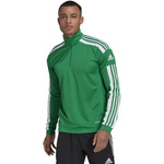 adidas Squadra 21 Men's Football Training Top 1/4 Zip Green GP6473