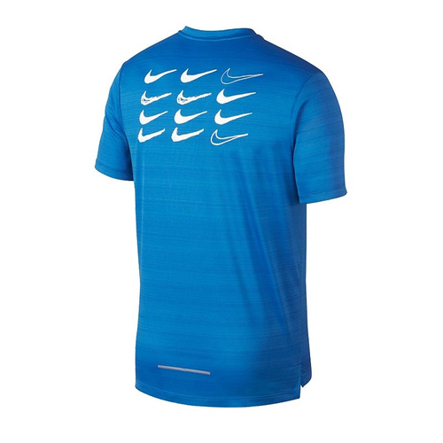 Nike Dry Miler Top SS GX AT7840-435 – męska koszulka do biegania krótkim rękawem niebieska