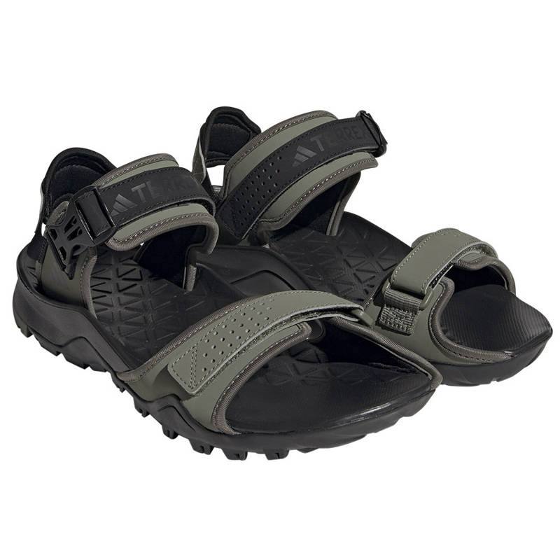 adidas Terrex Cyprex Sandal II Herren Sandalen Schwarz/Dunkelgrün HP8656