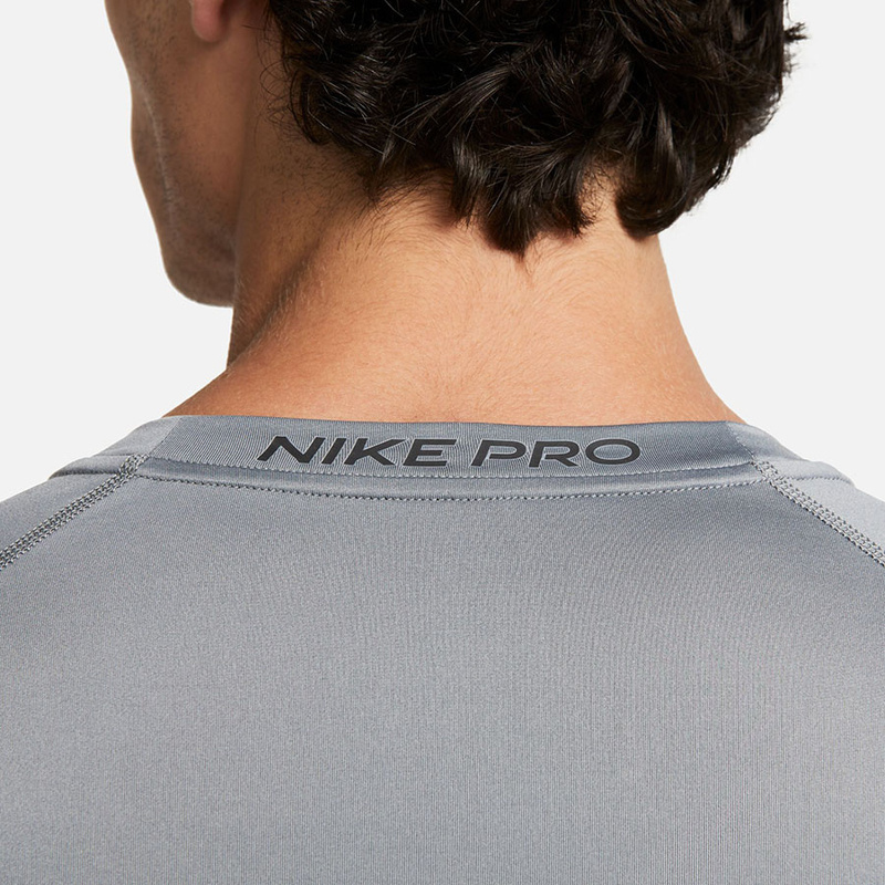 Koszulka Termoaktywna treningowa Nike Pro Longsleeve szara FB7919-084 długi rękaw