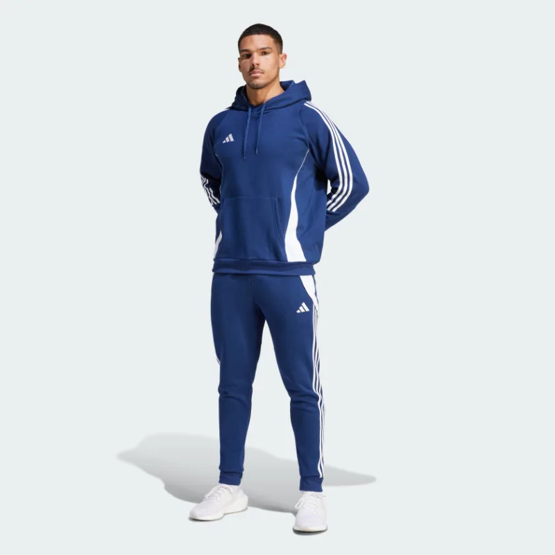 Bluza Męska  z kapturem adidas Tiro 24 niebieska