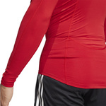 adidas Techfit compression shirt Long sleeve Men's - red