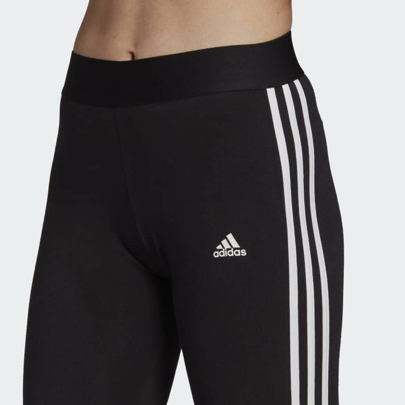 adidas Loungewear Essentials 3-Streifen Damen Leggings Schwarz GL0723