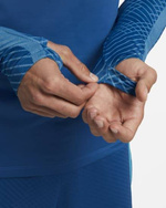 Bluza Piłkarska Męska Nike Dri-FIT Strike Drill Top 1/4 Zip Niebieska DH8732-407