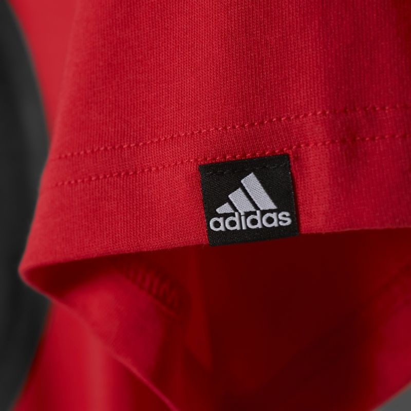 Koszulka Treningowa Męska adidas Weightlifting Graphic Tee Czerwona AY6934