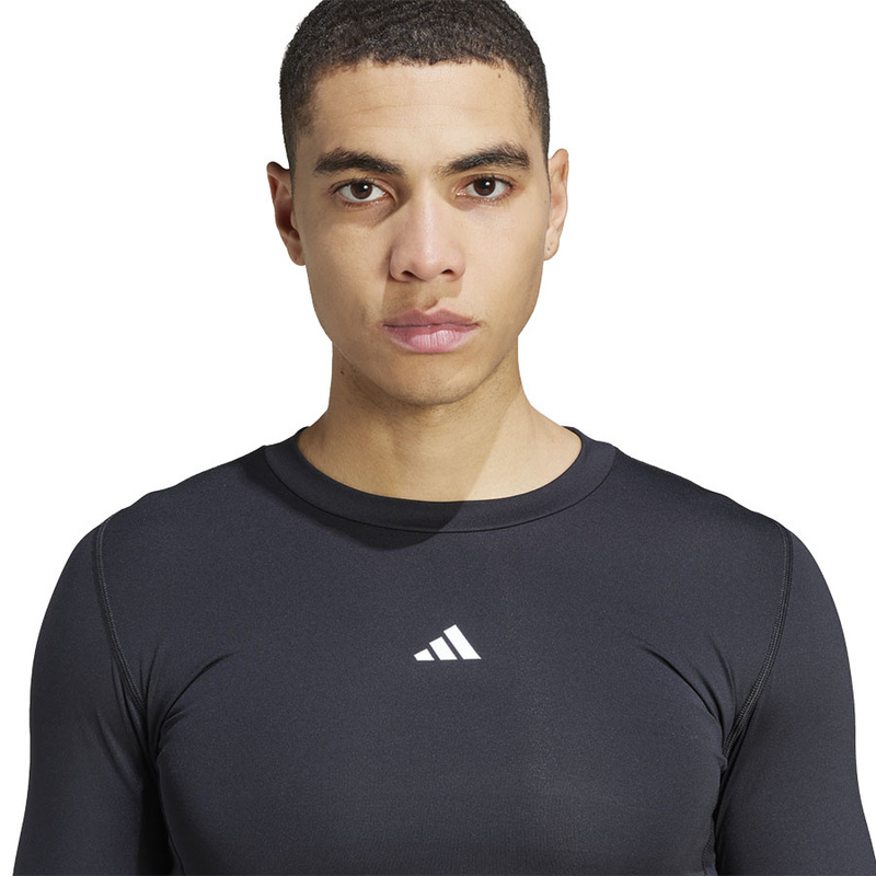 adidas Techfit compression shirt Long sleeve Men's - black