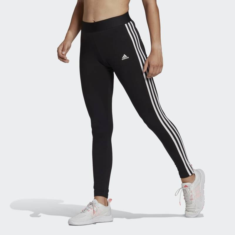 adidas Loungewear Essentials 3-Streifen Damen Leggings Schwarz GL0723