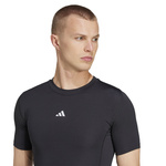 adidas Techfit Funktionsshirt Kurzarm Herren - schwarz