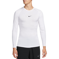 Nike Pro Men's Long Sleeve Training Top White FB7919-100