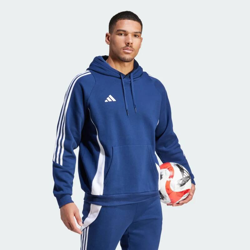 Bluza Męska  z kapturem adidas Tiro 24 niebieska