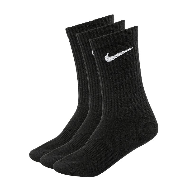 Nike Everyday Lightweight Crew Socks 3 Pack Black SX7676-010