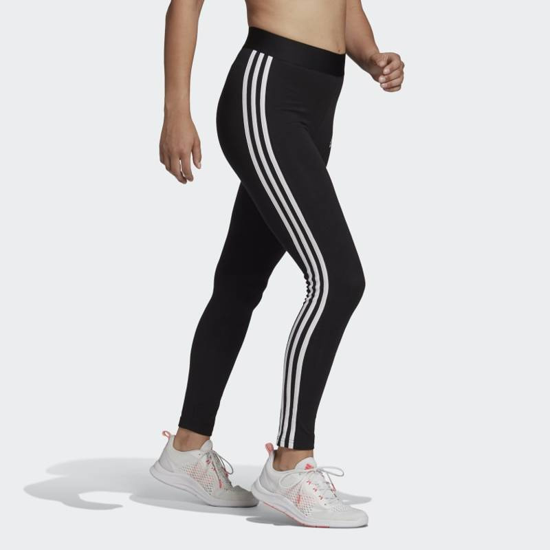 adidas Loungewear Essentials 3-Streifen Damen Leggings Schwarz GL0723