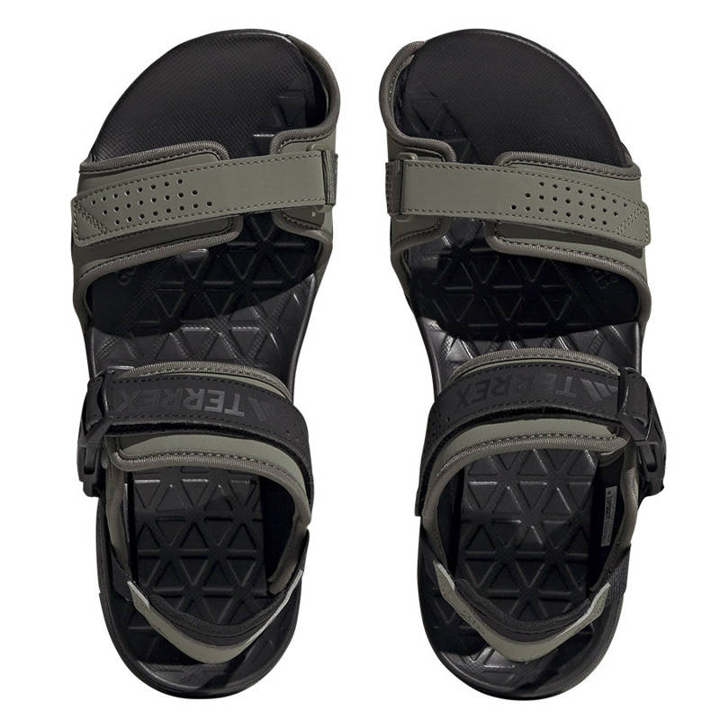 adidas Terrex Cyprex Sandal II Herren Sandalen Schwarz/Dunkelgrün HP8656
