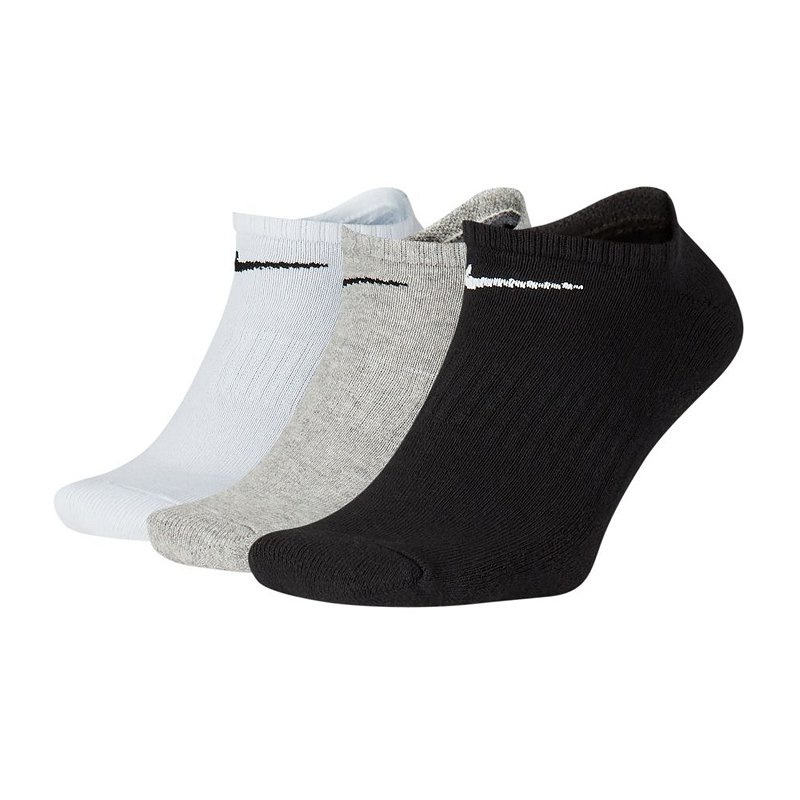 Nike Everyday Cush No Show Socks 3-Pack Dri-FIT SX7673-901