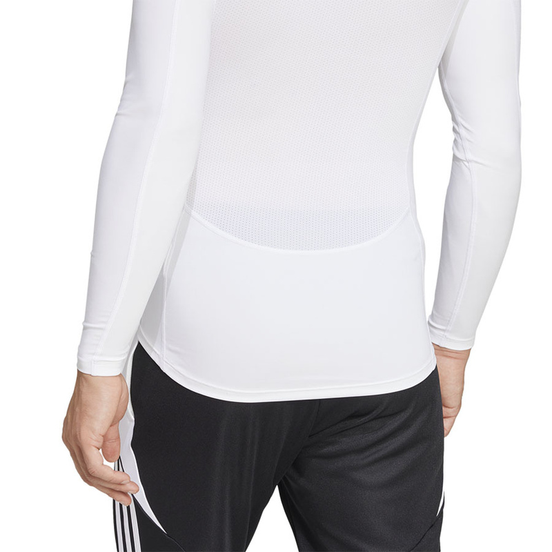 adidas Techfit compression shirt Long sleeve Men's - white