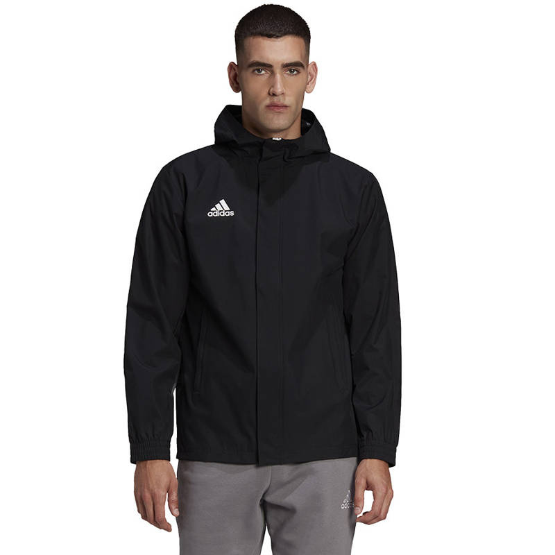 adidas Entrada 22 All Weather Herrenjacke Schwarz HB0581