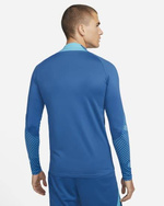 Bluza Piłkarska Męska Nike Dri-FIT Strike Drill Top 1/4 Zip Niebieska DH8732-407