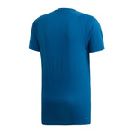 Koszulka Treningowa Męska adidas Freelift Tee Logo Niebieska DV2497