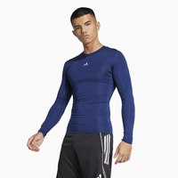 adidas Techfit compression shirt Long sleeve Men's - navy blue
