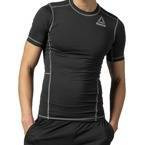 Koszulka Treningowa Męska Reebok Workout Ready SS Compression Czarna AP5697